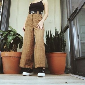 houndstooth flare pants